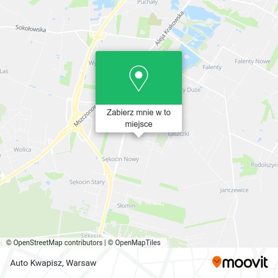 Mapa Auto Kwapisz