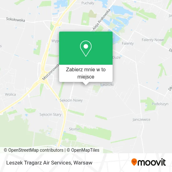 Mapa Leszek Tragarz Air Services