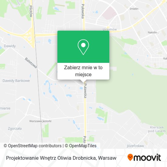 Mapa Projektowanie Wnętrz Oliwia Drobnicka