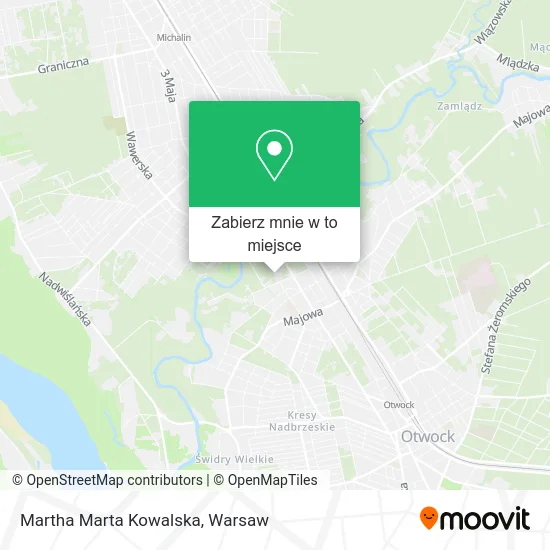 Mapa Martha Marta Kowalska