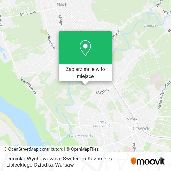 Mapa Ognisko Wychowawcze Swider Im Kazimierza Lisieckiego Dziadka