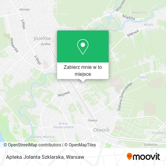 Mapa Apteka Jolanta Szklarska