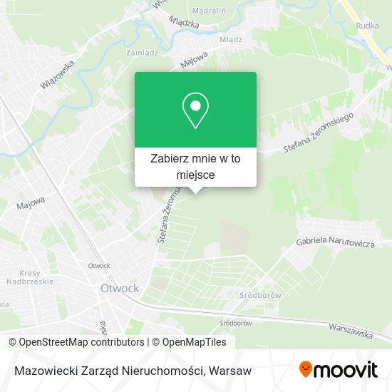 Mapa Mazowiecki Zarząd Nieruchomości