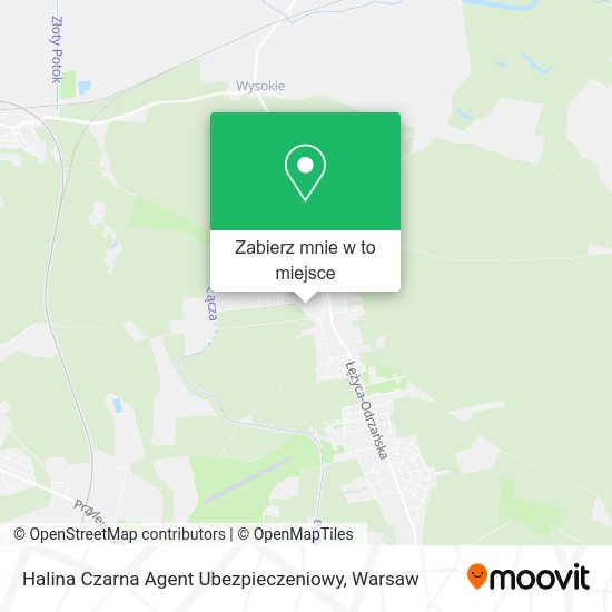 Mapa Halina Czarna Agent Ubezpieczeniowy