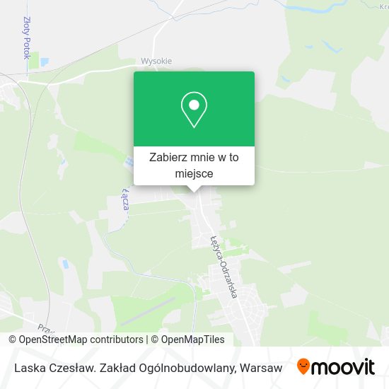 Mapa Laska Czesław. Zakład Ogólnobudowlany