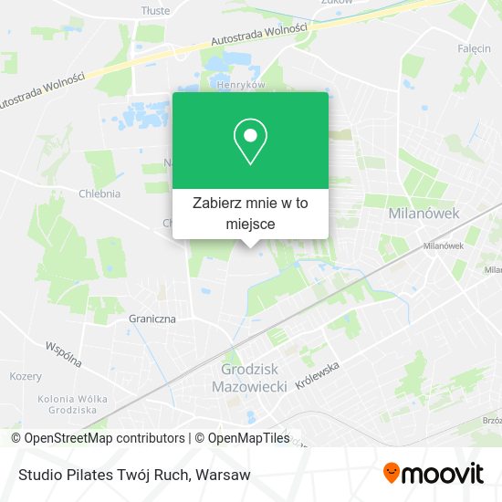 Mapa Studio Pilates Twój Ruch