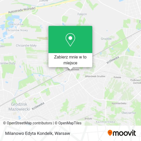 Mapa Milanowo Edyta Kondelk