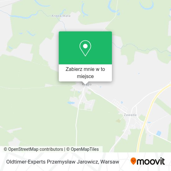 Mapa Oldtimer-Experts Przemysław Jarowicz