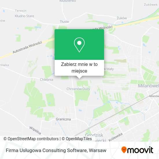 Mapa Firma Usługowa Consulting Software