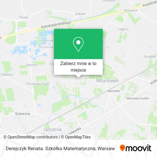 Mapa Derejczyk Renata. Szkółka Matematyczna