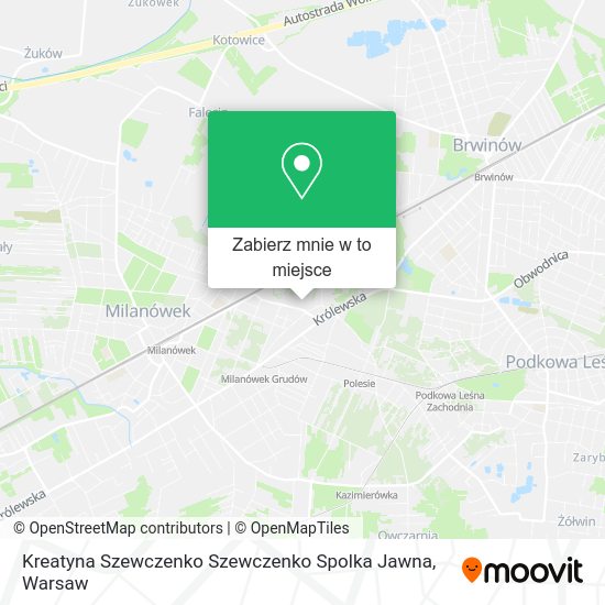 Mapa Kreatyna Szewczenko Szewczenko Spolka Jawna