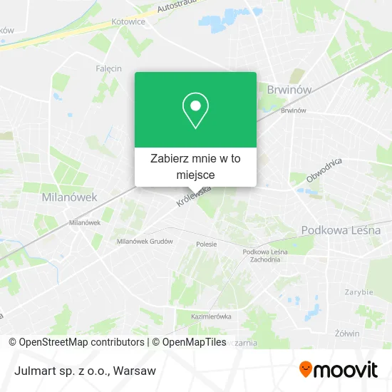 Mapa Julmart sp. z o.o.