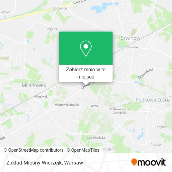 Mapa Zaklad Miesny Wierzejk