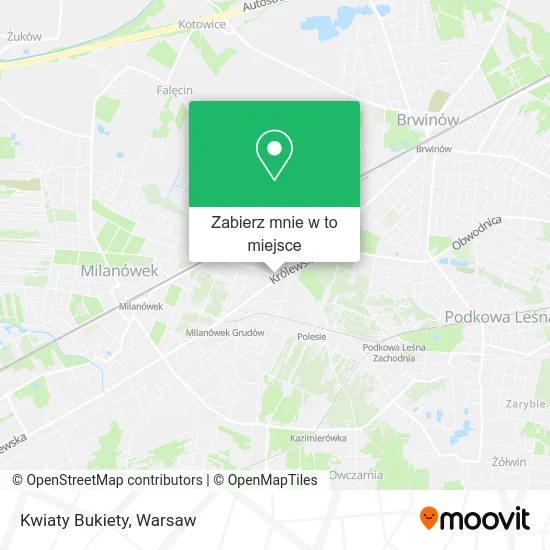 Mapa Kwiaty Bukiety