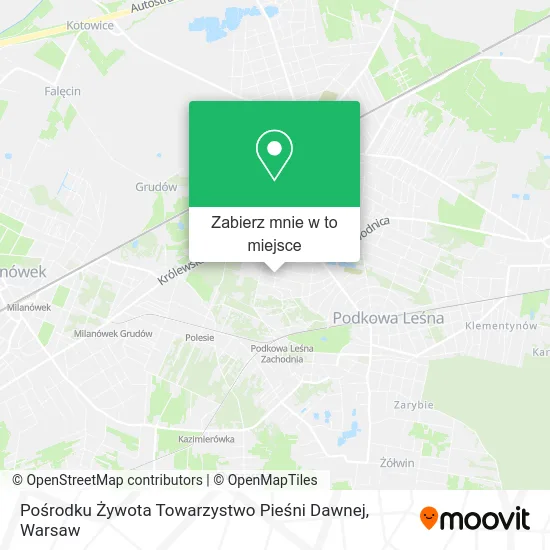 Mapa Pośrodku Żywota Towarzystwo Pieśni Dawnej