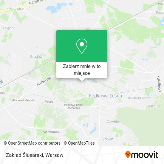 Mapa Zakład Ślusarski
