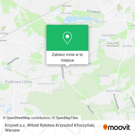 Mapa Krzywit s.c. Witold Rybitwa Krzysztof Kfoczyński