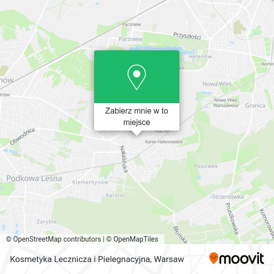 Mapa Kosmetyka Lecznicza i Pielegnacyjna