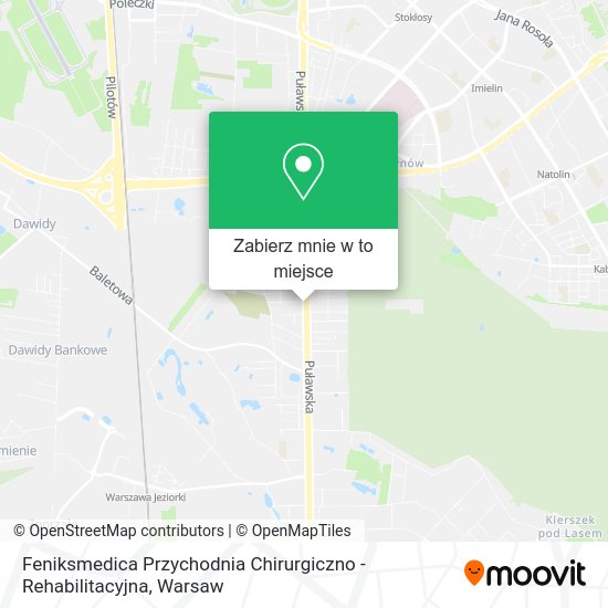 Mapa Feniksmedica Przychodnia Chirurgiczno - Rehabilitacyjna