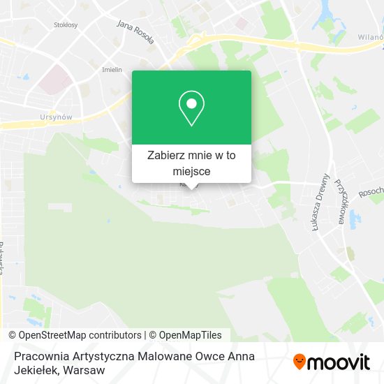 Mapa Pracownia Artystyczna Malowane Owce Anna Jekiełek