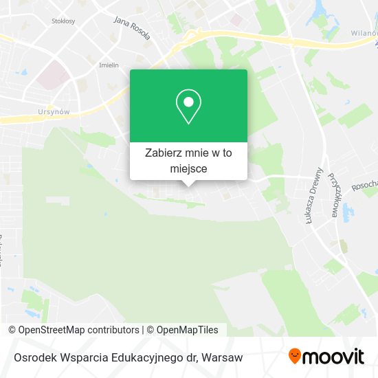 Mapa Osrodek Wsparcia Edukacyjnego dr