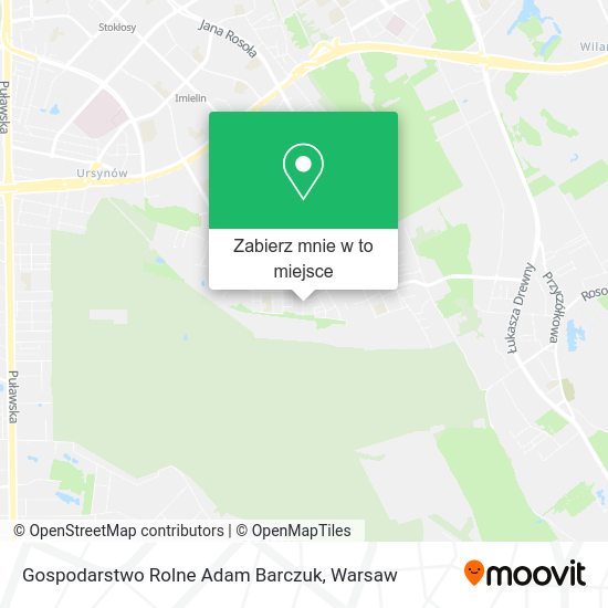 Mapa Gospodarstwo Rolne Adam Barczuk