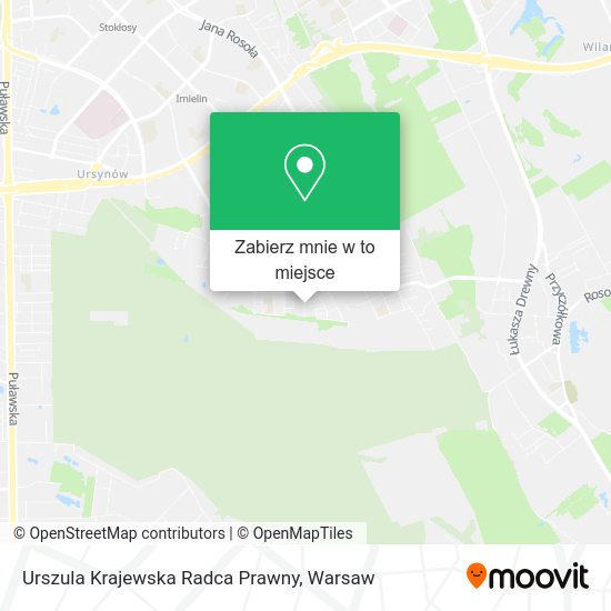 Mapa Urszula Krajewska Radca Prawny