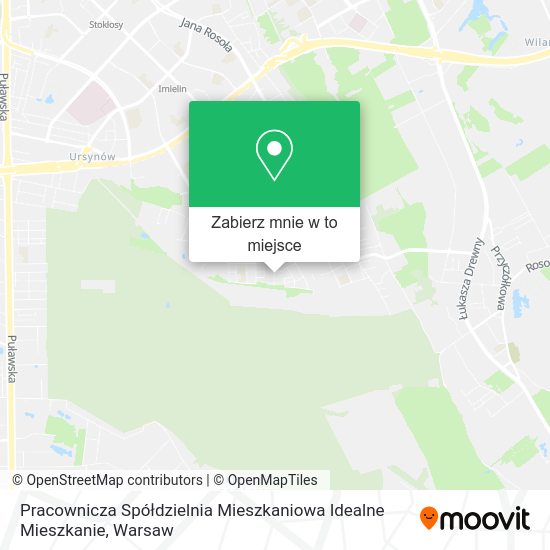 Mapa Pracownicza Spółdzielnia Mieszkaniowa Idealne Mieszkanie