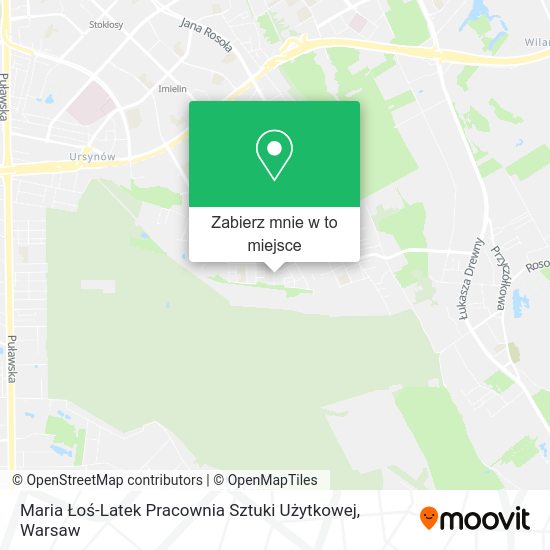 Mapa Maria Łoś-Latek Pracownia Sztuki Użytkowej