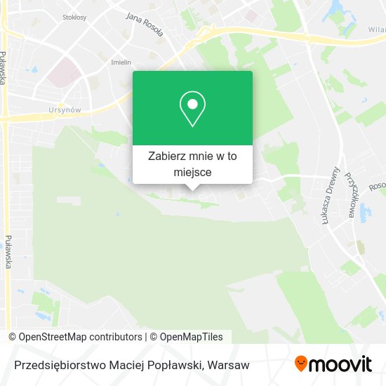 Mapa Przedsiębiorstwo Maciej Popławski