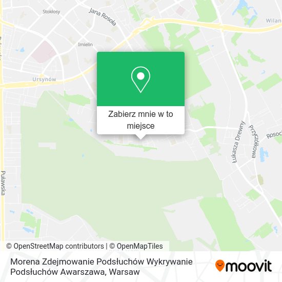 Mapa Morena Zdejmowanie Podsłuchów Wykrywanie Podsłuchów Awarszawa