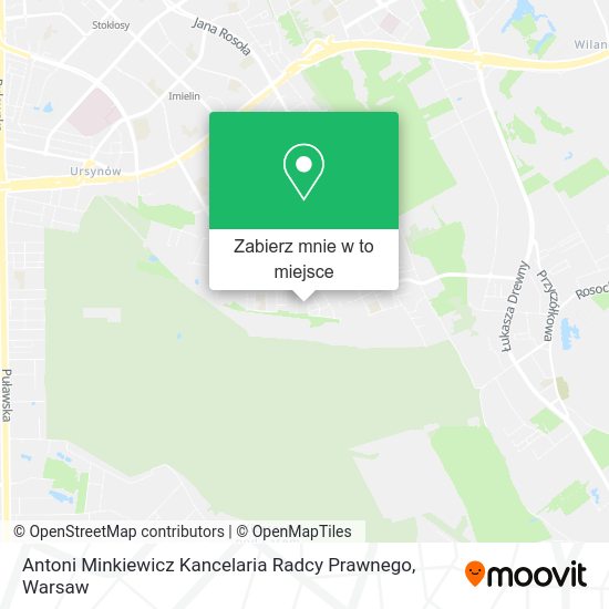 Mapa Antoni Minkiewicz Kancelaria Radcy Prawnego