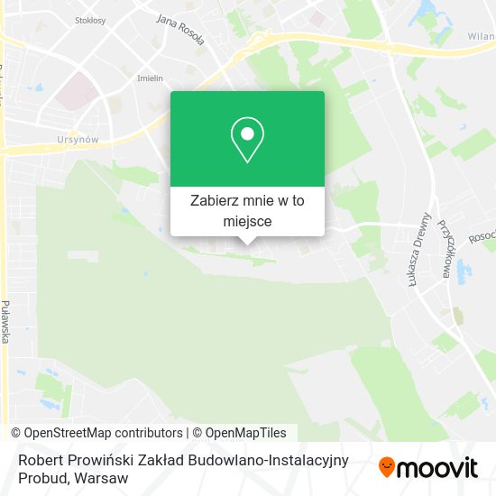 Mapa Robert Prowiński Zakład Budowlano-Instalacyjny Probud