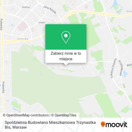 Mapa Spoldzielnia Budowlano Mieszkaniowa Trzynastka Bis