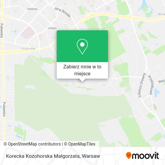 Mapa Korecka Kozohorska Małgorzata