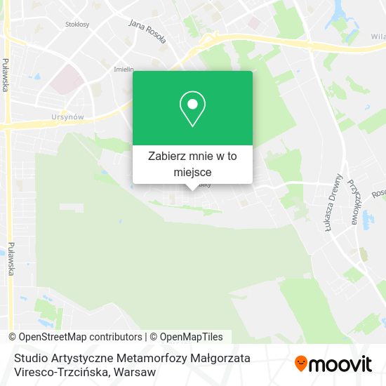 Mapa Studio Artystyczne Metamorfozy Małgorzata Viresco-Trzcińska