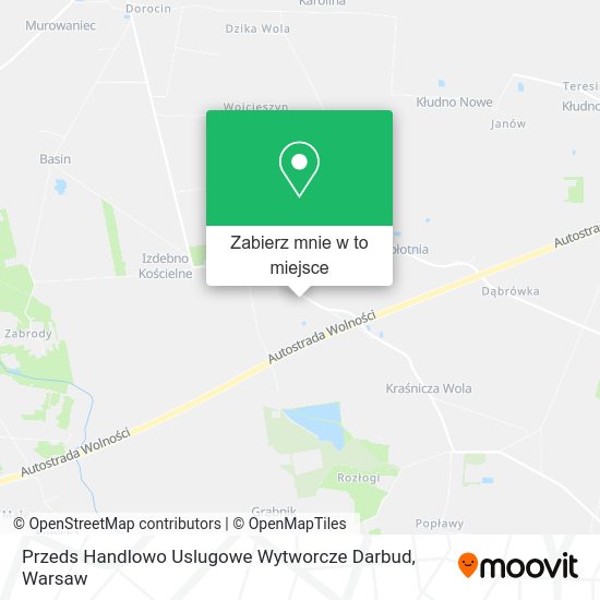 Mapa Przeds Handlowo Uslugowe Wytworcze Darbud