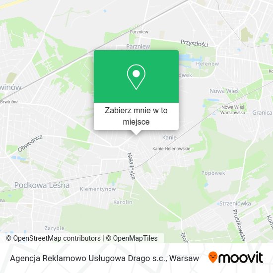 Mapa Agencja Reklamowo Usługowa Drago s.c.