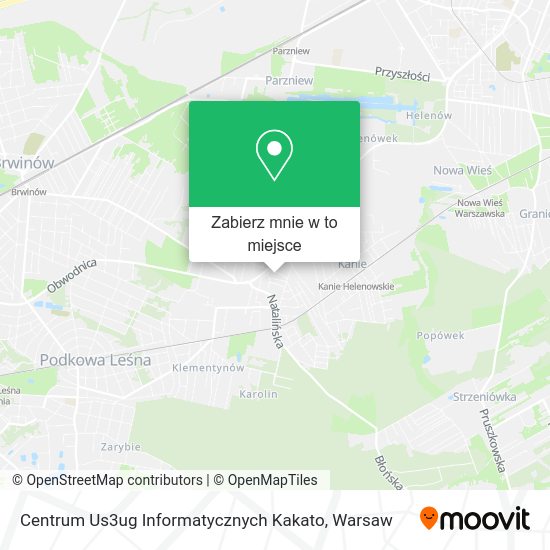 Mapa Centrum Us3ug Informatycznych Kakato