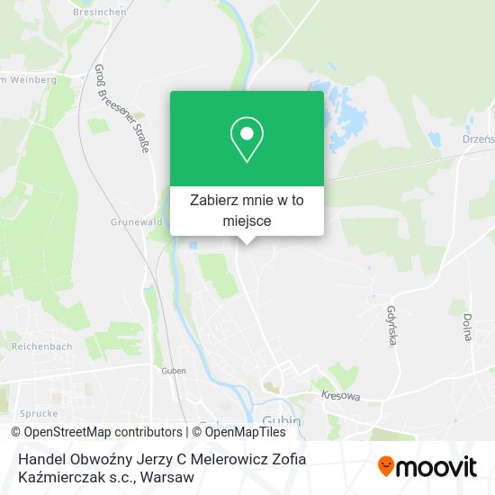 Mapa Handel Obwoźny Jerzy C Melerowicz Zofia Kaźmierczak s.c.