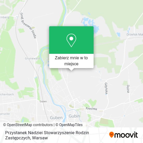 Mapa Przystanek Nadziei Stowarzyszenie Rodzin Zastępczych