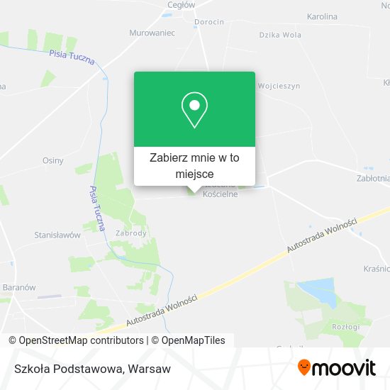 Mapa Szkoła Podstawowa