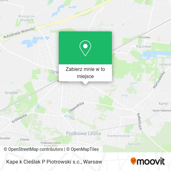 Mapa Kape k Cieślak P Piotrowski s.c.