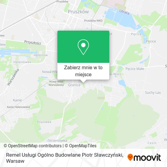 Mapa Remel Usługi Ogólno Budowlane Piotr Sławczyński