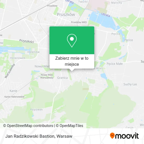 Mapa Jan Radzikowski Bastion
