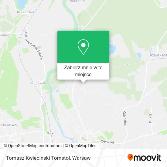 Mapa Tomasz Kwieciński Tomstol