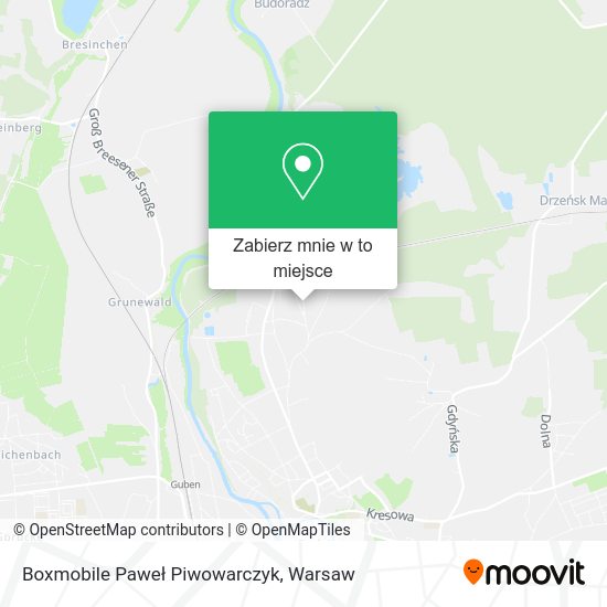 Mapa Boxmobile Paweł Piwowarczyk