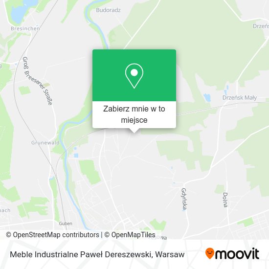 Mapa Meble Industrialne Paweł Dereszewski