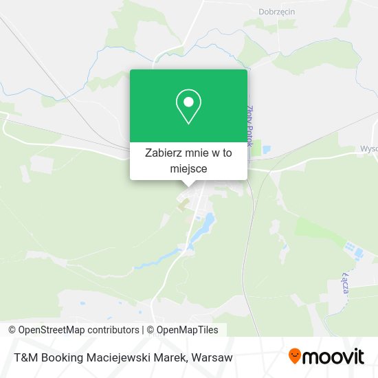 Mapa T&M Booking Maciejewski Marek