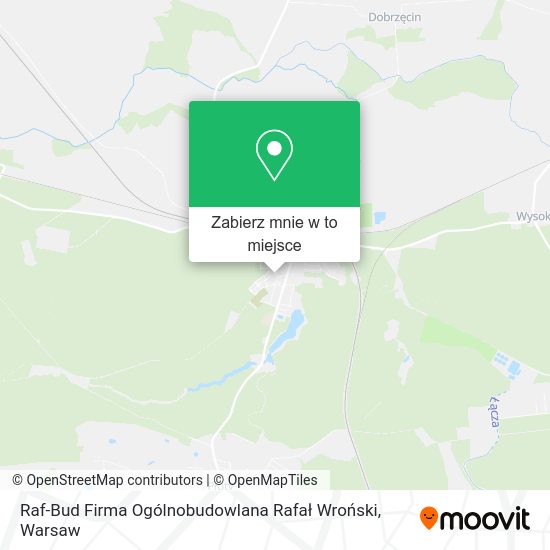 Mapa Raf-Bud Firma Ogólnobudowlana Rafał Wroński